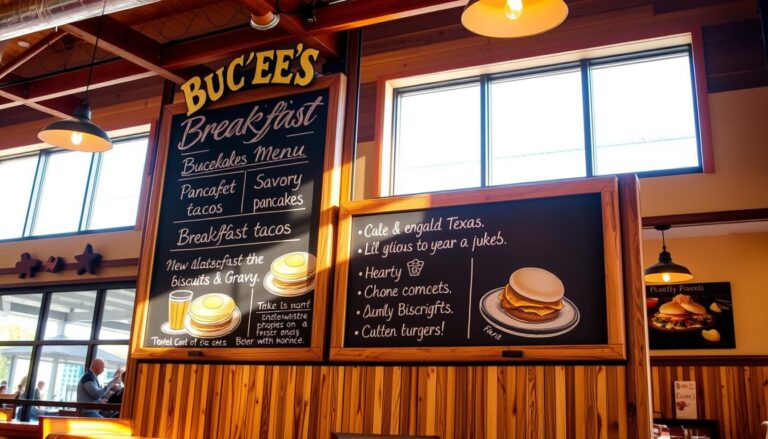 Buc-ee's Breakfast Menu