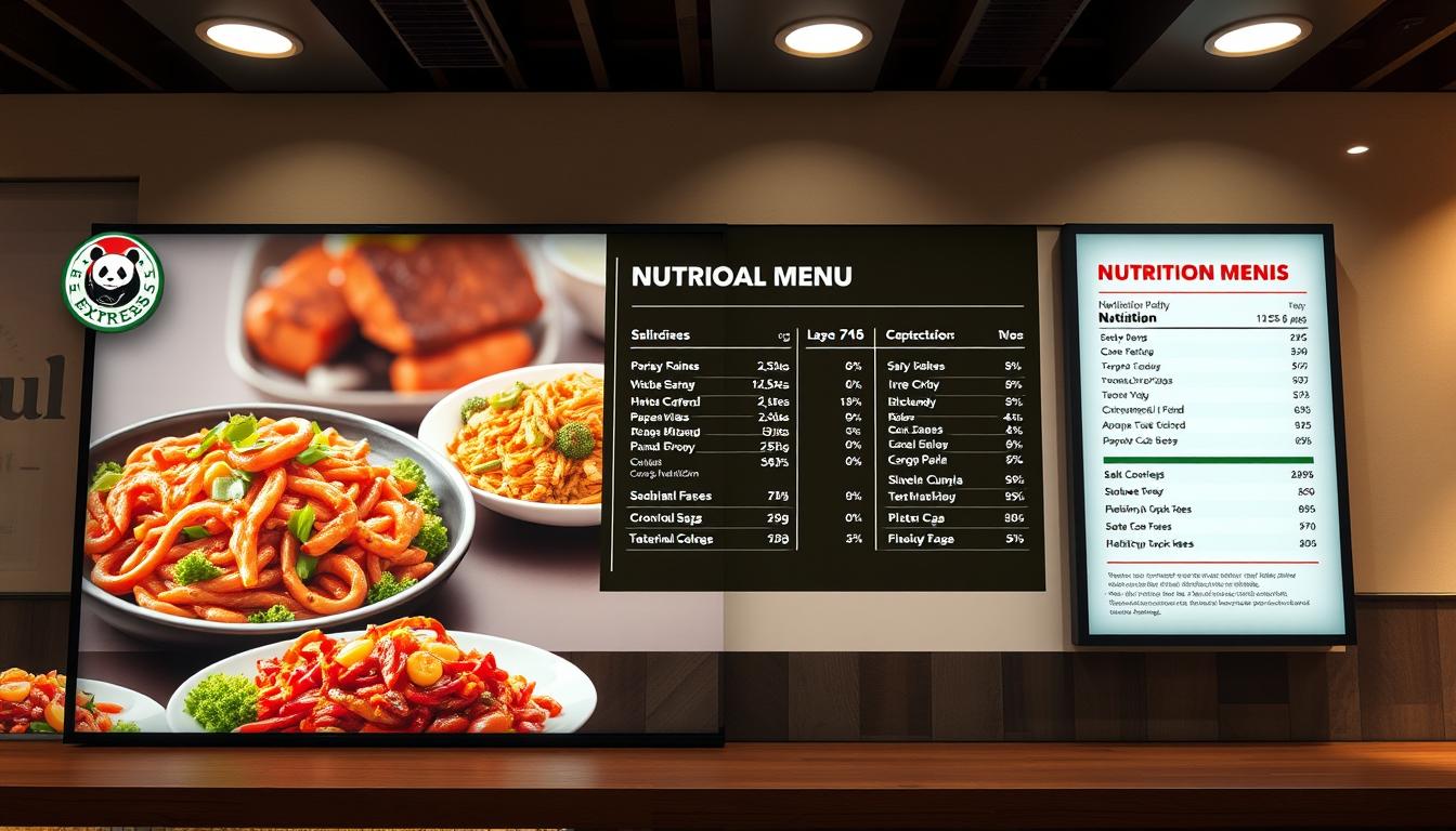 panda express menu nutrition